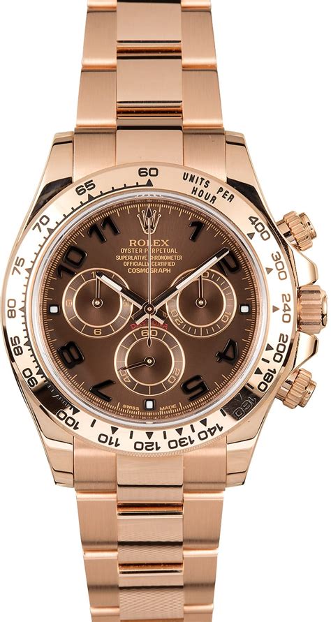 rolex daytona rose gold chocolate dial price